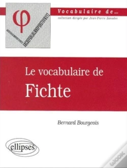 Capa do artigo Le Vocabulaire De Fichte