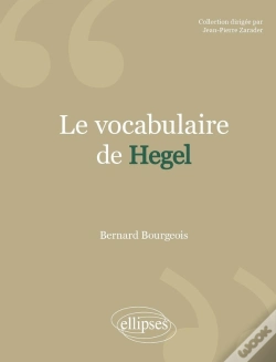 Capa do artigo Le Vocabulaire De Hegel