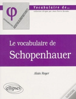 Capa do artigo Le Vocabulaire De Schopenhauer