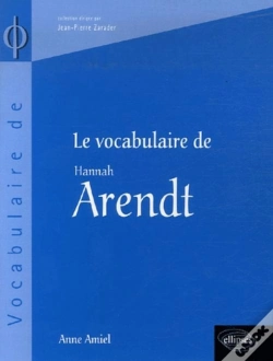 Capa do artigo Le Vocabulaire D'Hannah Arendt