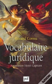 Capa do artigo Le Vocabulaire Juridique