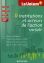 Le Volum'Institutions Et Acteurs De L'Action Sociale - Preview