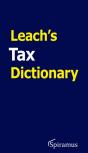 Leach'S Tax Dictionary - Preview