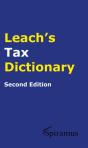 Leach'S Tax Dictionary - Preview