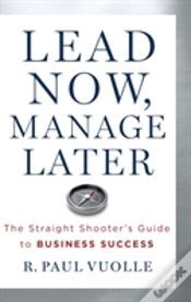 Capa do artigo Lead Now, Manage Later
