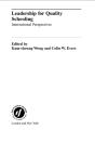 Leadership For Quality Schooling - Preview