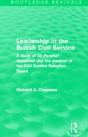 Leadership In The British Civil Service (Routledge Revivals) - Preview
