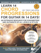 Capa do artigo Learn 14 Chord Progressions For Guitar In 14 Days