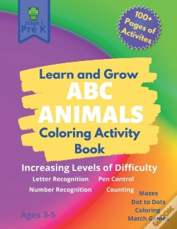 Capa do artigo Learn And Grow Abc Animals Activity Book