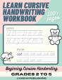 Learn Cursive Handwriting Workbook - Preview