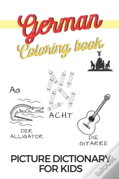 Learn German Coloring Book Picture Dictionary For Children
