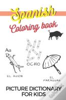 Learn Spanish Coloring Book Picture Dictionary For Children