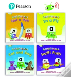 Capa do artigo Learn To Read At Home With Alphablocks: Phase 2 - Reception Term 1 (4 Fiction Books) Pack B