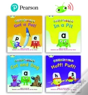 Capa do artigo Learn To Read At Home With Alphablocks: Phase 2 - Reception Term 1 (4 Fiction Books) Pack B