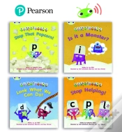 Capa do artigo Learn To Read At Home With Bug Club Phonics Alphablocks: Phase 3/4 - Reception Term 2 And 3 (4 Fiction Books) Pack B