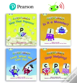 Capa do artigo Learn To Read At Home With Bug Club Phonics Alphablocks: Phase 3/4 - Reception Term 2 And 3 (4 Fiction Books) Pack B