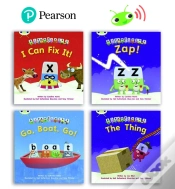 Capa do artigo Learn To Read At Home With Bug Club Phonics Alphablocks: Phase 3 - Reception Term 2 (4 Fiction Books) Pack B