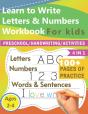 Learn To Write Letters And Numbers Workbook For Kids 2-4 - Preview