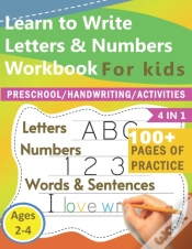 Capa do artigo Learn To Write Letters And Numbers Workbook For Kids 2-4