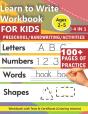 Learn To Write Letters, Numbers, Words Workbook For Kids - Preview