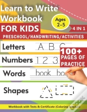Capa do artigo Learn To Write Letters, Numbers, Words Workbook For Kids