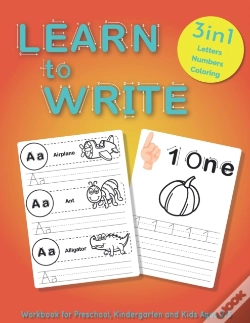 Capa do artigo Learn To Write Workbook For Preschool, Kindergarten And Kids Ages 2-5
