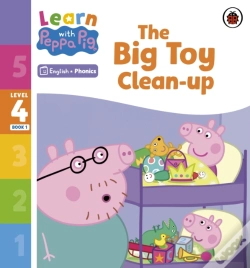 Capa do artigo Learn With Peppa Phonics Level 4 Book 1   The Big Toy Clean-Up (Phonics Reader)