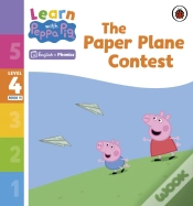 Capa do artigo Learn With Peppa Phonics Level 4 Book 11   The Paper Plane Contest (Phonics Reader)