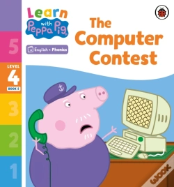 Capa do artigo Learn With Peppa Phonics Level 4 Book 5   The Computer Contest (Phonics Reader)