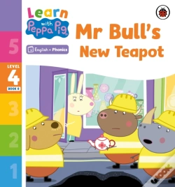 Capa do artigo Learn With Peppa Phonics Level 4 Book 8   Mr Bull'S New Teapot (Phonics Reader)