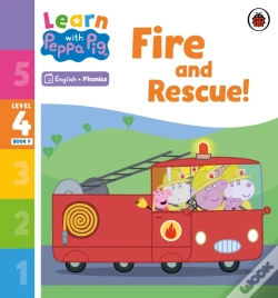 Capa do artigo Learn With Peppa Phonics Level 4 Book 9   Fire And Rescue! (Phonics Reader)