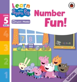 Capa do artigo Learn With Peppa Phonics Level 5 Book 9   Number Fun! (Phonics Reader)
