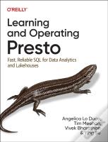 Learning And Operating Presto