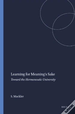 Capa do artigo Learning For Meaning'S Sake