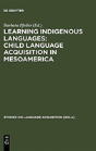 Learning Indigenous Languages: Child Language Acquisition In Mesoamerica - Preview