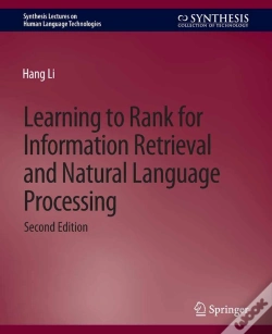 Capa do artigo Learning To Rank For Information Retrieval And Natural Language Processing, Second Edition