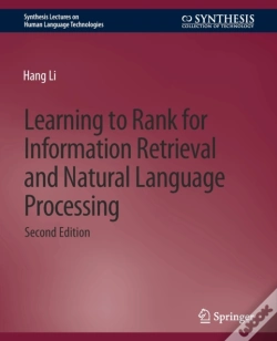 Capa do artigo Learning To Rank For Information Retrieval And Natural Language Processing, Second Edition
