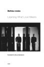 Learning What Love Means - Preview