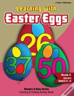 Capa do artigo Learning With Easter Eggs - Book 4 - Eggs With Numbers 26-50 - 2years+Mommies