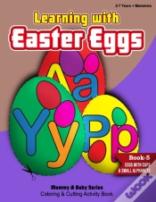 Capa do artigo Learning With Easter Eggs - Book 5 - Eggs With Capital And Small Alphabets - 2years+Mommies
