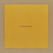 Capa do artigo Leaving Meaning. - Vinil