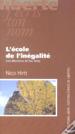 Capa do artigo L'École De L'Inégalité ; Les Discours Et Les Faits