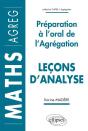 Leçons D'Analyse - Préparation À L'Oral De L'Agrégation De Mathématiques - Preview