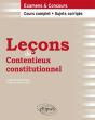 Leçons De Contentieux Constitutionnel - Preview