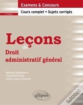 Leçons De Droit Administratif Général, 2e Édition