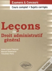 Capa do artigo Lecons De Droit Administratif General Cours Complet & Sujets Corriges