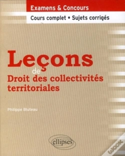 Capa do artigo Leçons De Droit Des Collectivités Territoriales. Cours Complet Et Sujets Corrigés