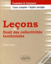 Capa do artigo Leçons De Droit Des Collectivités Territoriales. Cours Complet Et Sujets Corrigés