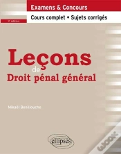 Capa do artigo Lecons De Droit Penal General Cours Complet & Sujets Corriges 2eme Edition