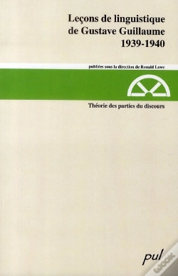 Capa do artigo Leçons De Linguistique De Gustave Guillaume ; 1939-1940